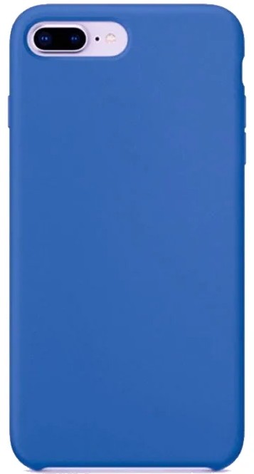 Чехол-накладка  i-Phone 7 Plus/8 Plus Silicone icase  №38 тёмно-голубая