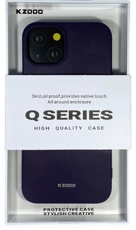 Накладка для i-Phone 14 K-Doo Q Series силиконовая фиолетовая