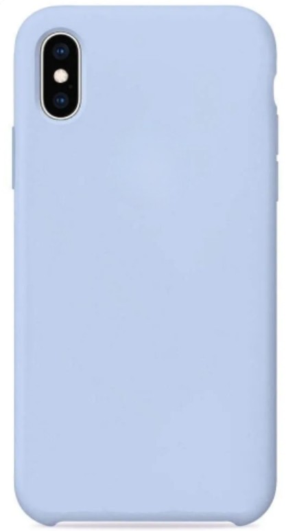 Чехол-накладка  i-Phone XR Silicone icase  №43 небесно-голубая