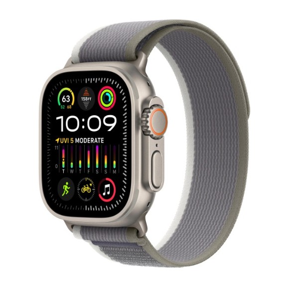 Apple Watch Ultra 2 49мм Titanium Green Gray (M L) MRFP3