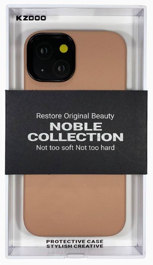 Накладка для i-Phone 14 K-Doo Noble кожаная розовая