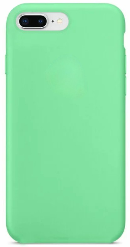 Чехол-накладка  i-Phone 7 Plus/8 Plus Silicone icase  №50 бледно-бирюзовая