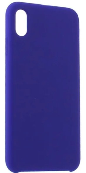 Чехол-накладка  i-Phone XS Max Silicone icase  №40 ярко-синяя