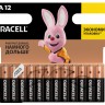 Батарейка алкалиновая Duracell Basic AAA/LR03/BL12