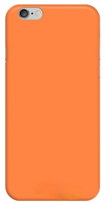 Чехол-накладка  i-Phone 6/6s Silicone icase  №13 оранжевая