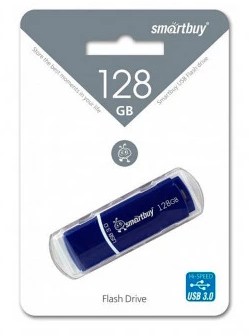 3.1 USB флеш накопитель Smartbuy 128GB CLUE Black (SB128GBCLU-K3)