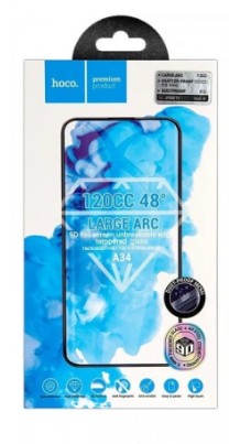 Защитное стекло для i-Phone 11/XR 6.1" Hoco A34 Plus Антишпион чёрное