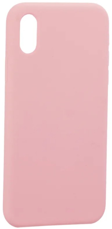 Чехол-накладка  i-Phone XR Silicone icase  №19 песочно-розовая