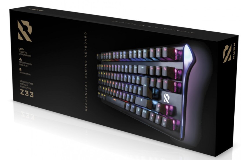 Клавиатура механическая игровая Smartbuy RUSH Z33 USB черная (SBK-313MG-K) (1/10)