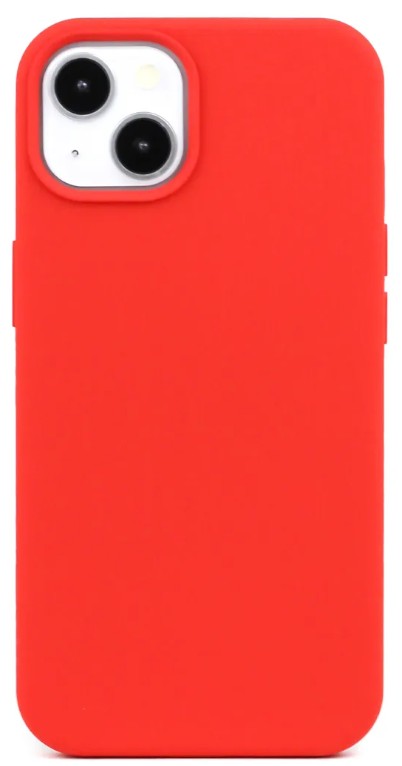 Чехол-накладка  i-Phone 14 Silicone icase  №14 красная