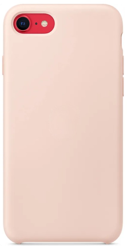Чехол-накладка  i-Phone 6/6s Silicone icase  №19 песочно-розовая