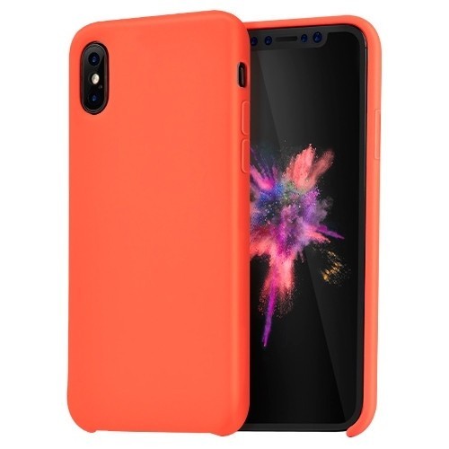 Накладка для i-Phone X Hoco Pure series силиконовая, оранжевая