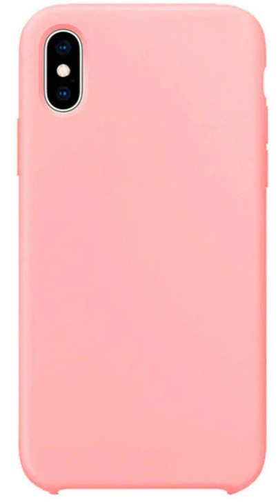 Чехол-накладка  i-Phone XS Max Silicone icase  №12 розовая