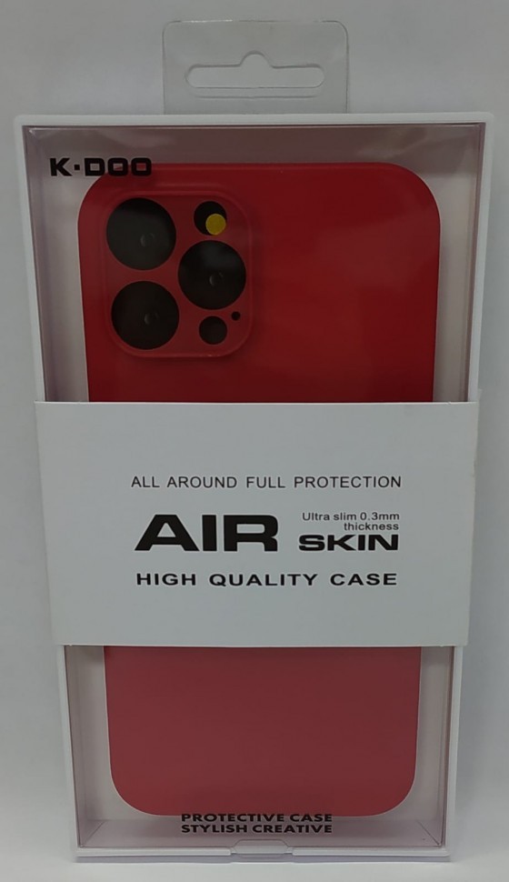 Накладка для i-Phone 12 Pro Max 6.7" K-Doo Air Skin силикон красная