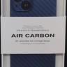 Накладка для i-Phone 14 K-Doo Air Carbon пластик синяя