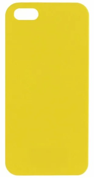 Чехол-накладка  i-Phone 6/6s Silicone icase  №04 желтая