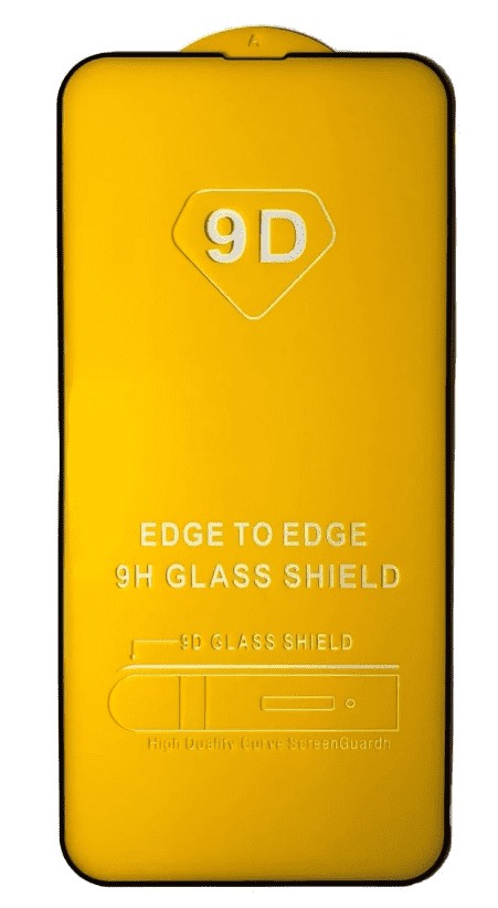 Защитное стекло для i-Phone 14 Pro 6.1" 9D чёрное