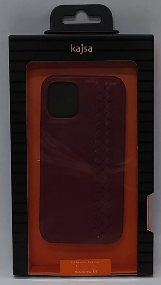 Накладка для i-Phone 12 mini 5.4" Kajsa силикон под кожу ассортимент