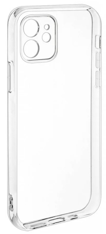 Чехол-накладка силикон 2.0мм i-Phone 12 6.1" с закрытой камерой прозрачный