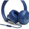 Стереонаушники полноразмерные JBL Tune 500 с микрофоном 1.2м синие