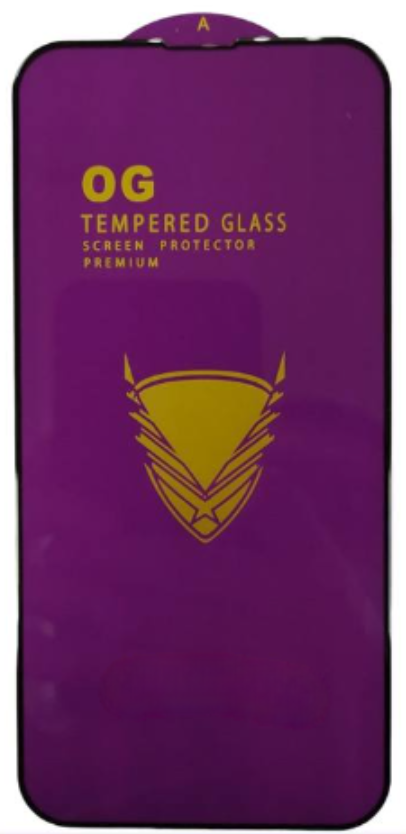 Защитное стекло для i-Phone 15 6.1" OG Purple чёрное
