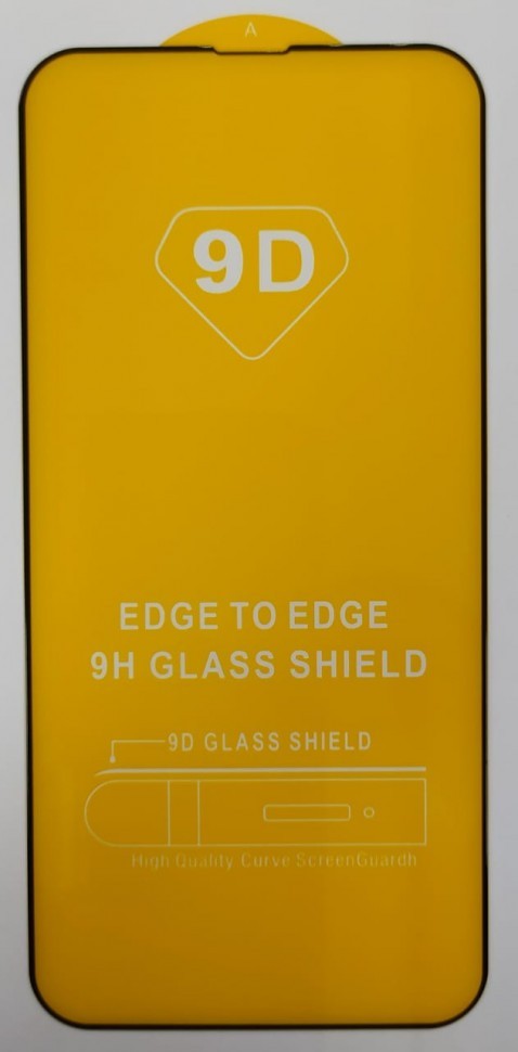 Защитное стекло для i-Phone 13 Pro Max/14 Plus 6.7" 9D чёрное