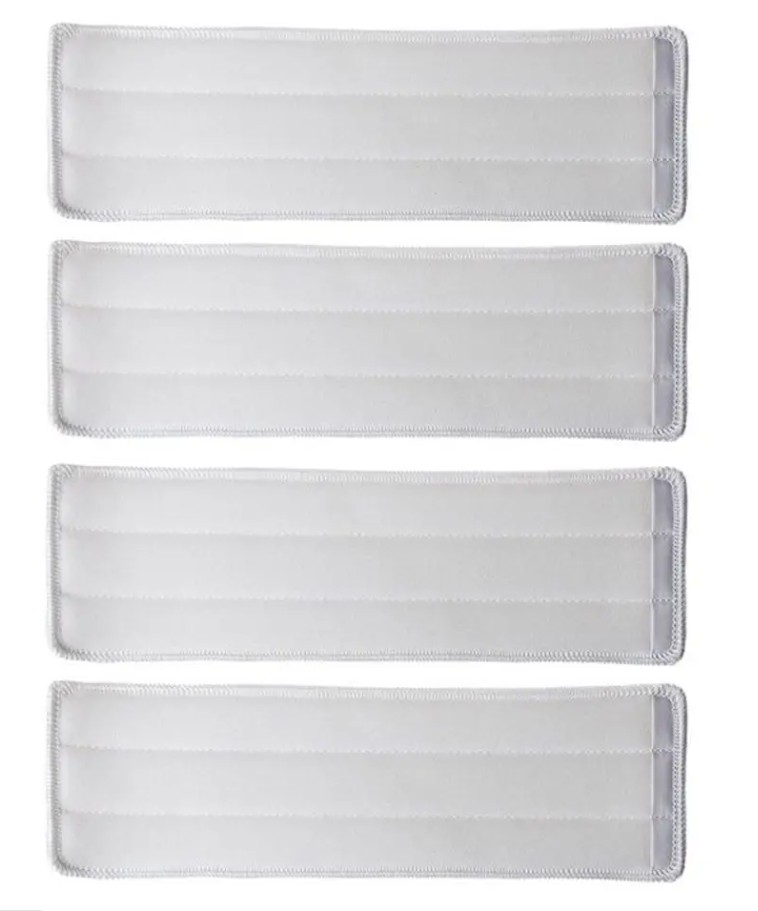 Тряпки сменные для швабры Xiaomi Blue Fish Mop LXY-02 (4 шт.) белые