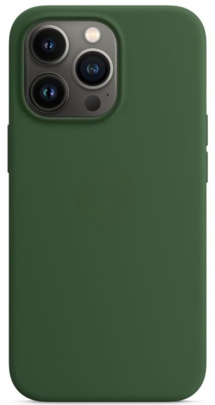 Чехол-накладка  i-Phone 14 Pro Silicone icase  №49 тёмно-зеленая