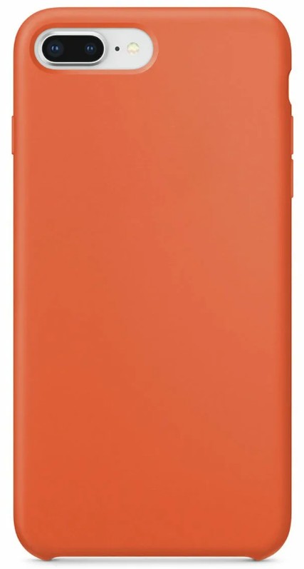 Чехол-накладка  i-Phone 7 Plus/8 Plus Silicone icase  №13 оранжевая