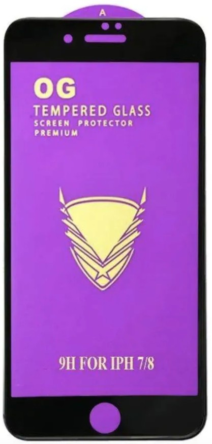 Защитное стекло для i-Phone 7/8 OG Purple чёрное