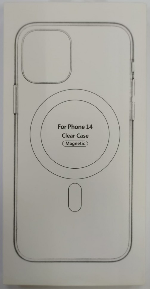 Накладка для i-Phone 14 силикон MagSafe Clear Case