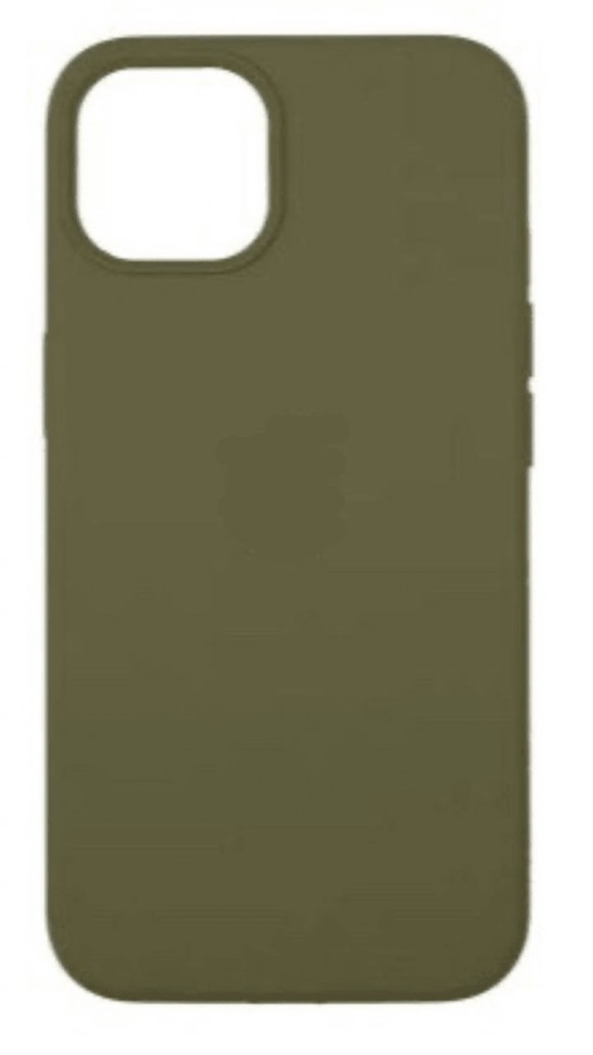 Чехол-накладка  i-Phone 13 Silicone icase  №48 болотная