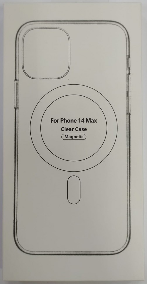 Накладка для i-Phone 14 Max силикон MagSafe Clear Case