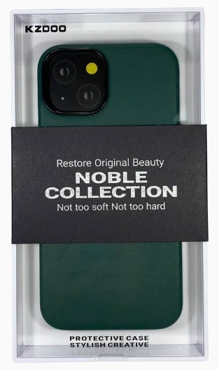 Накладка для i-Phone 14 K-Doo Noble кожаная зелёный