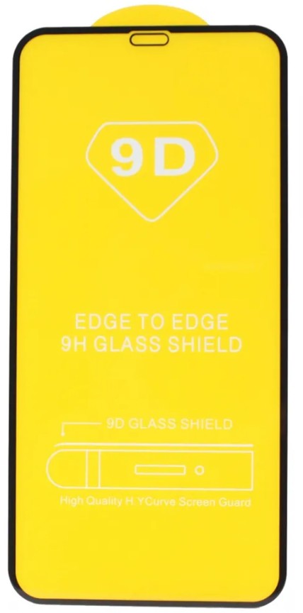 Защитное стекло для i-Phone 12/12 Pro 6.1" 9D чёрное
