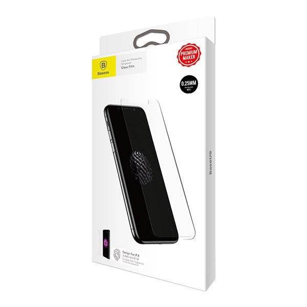 Защитное стекло Baseus для i-Phone X 0,30мм SGAPIPHX-LE02 Анти-шпион
