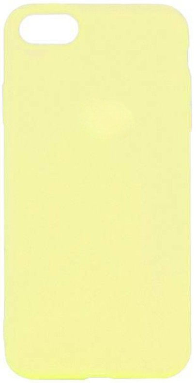 Чехол-накладка  i-Phone 6/6s Silicone icase  №51 бледно-желтая