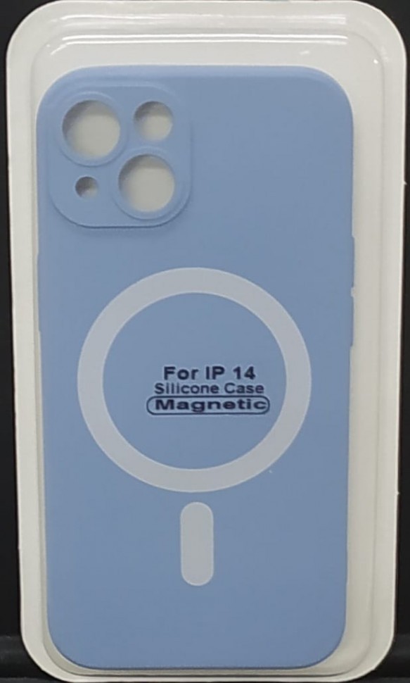 Накладка для i-Phone 14 6.1" Magsafe силикон лаванда