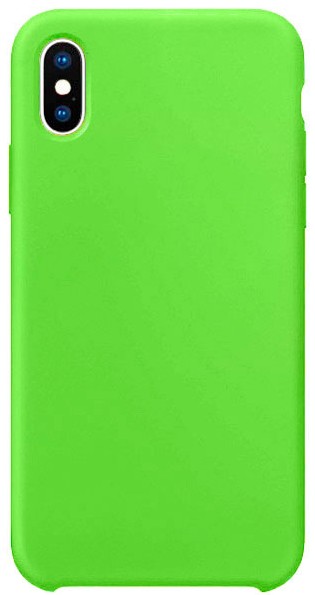 Чехол-накладка  i-Phone X/XS Silicone icase  №60 травяная