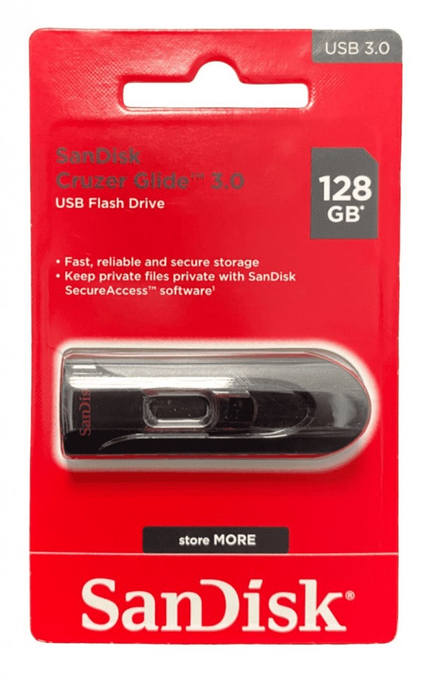USB флеш накопитель SanDisk Cruzer Spark 128GB (SDCZ600-128G-G35) черный