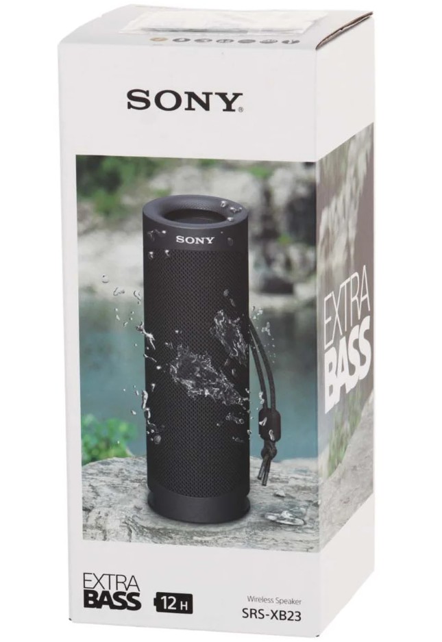 Портативная акустика Sony SRS-XB23 черный