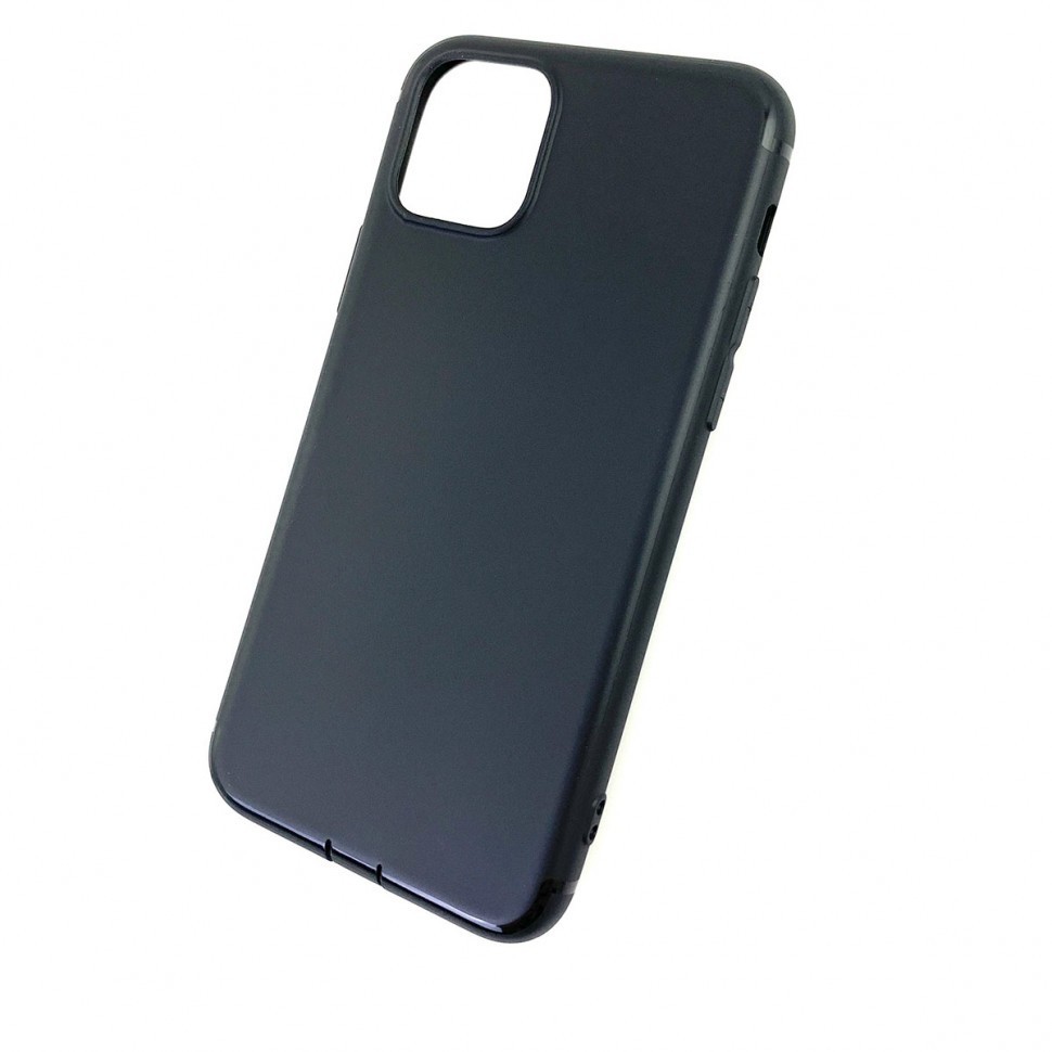 Чехол-накладка для i-Phone 14 силикон матовый чёрный