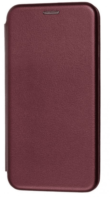 Чехол-книжка Xiaomi Pocophone M5 Fashion Case боковая бордовая