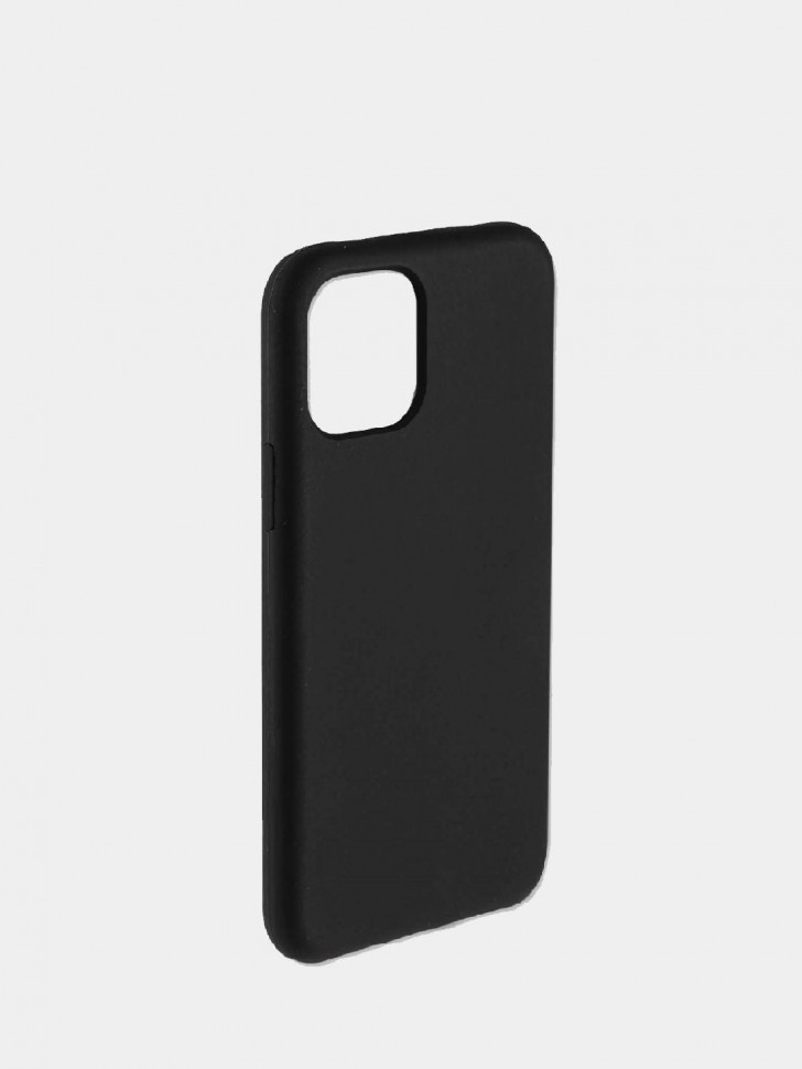 Чехол-накладка для i-Phone 12/12 Pro 6.1" силикон матовый чёрный