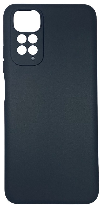 Чехол-накладка для Xiaomi Redmi Note 11/Note 11S 4G силикон матовый чёрный