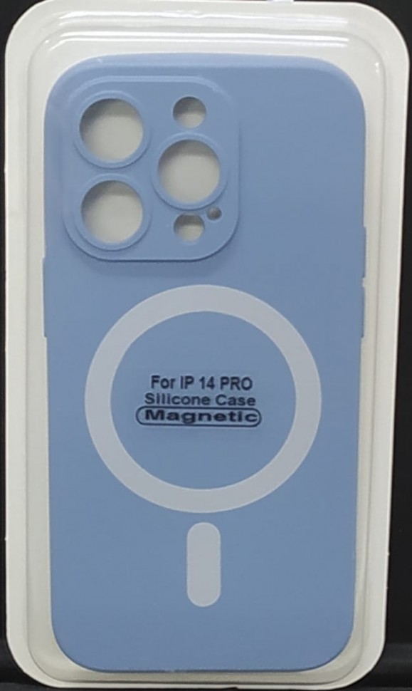 Накладка для i-Phone 14 Pro 6.1" Magsafe силикон лаванда