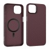 Накладка для i-Phone 14 Max Hoco Cave Magnetic case тонкий красный