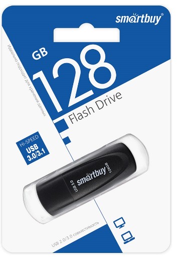 USB флеш накопитель SmartBuy 128GB Scout (SB128GB3SCK) черный
