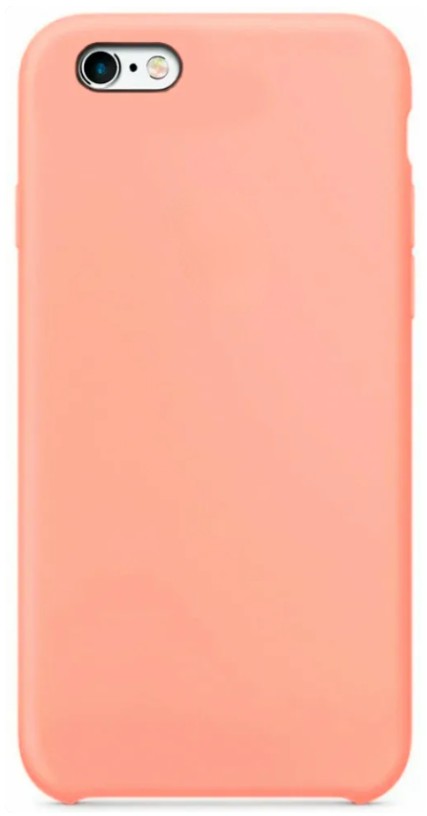 Чехол-накладка  i-Phone 6/6s Silicone icase  №27 персиковая