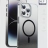 Накладка для i-Phone 15 Pro Max Keephone Aurora Magsafe прозрачный